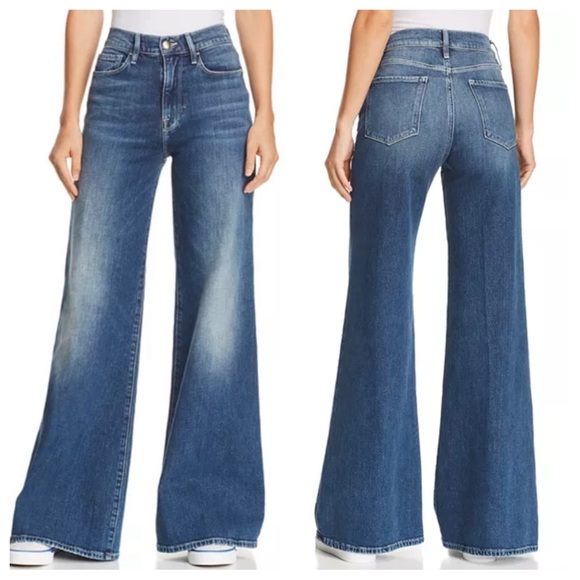 Frame Le Palazzo Wide Leg Jeans in Park City29 NWT